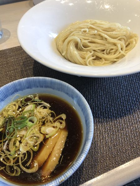 「鶏魚貝の淡麗つけ麺」@宍道湖しじみ中華蕎麦 琥珀 東京本店の写真
