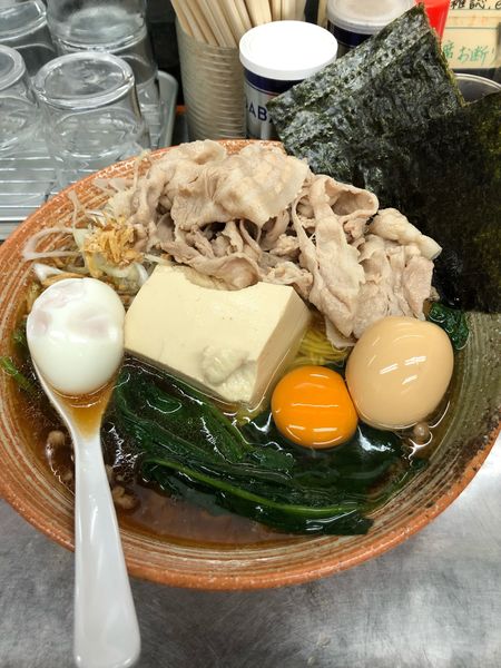 「鍋ラーメン　醤油」@覆麺 智の写真