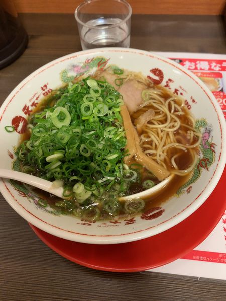 「ねぎラーメン(あっさり・かため)」@天下一品 上野アメ横店の写真