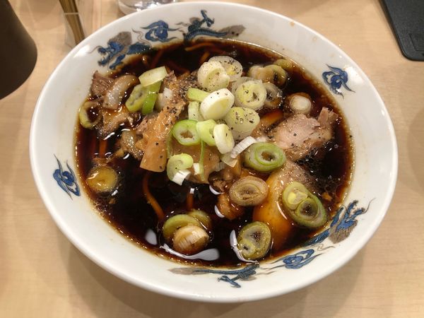 「中華そば＋ライス」@西町大喜 とやマルシェ店の写真