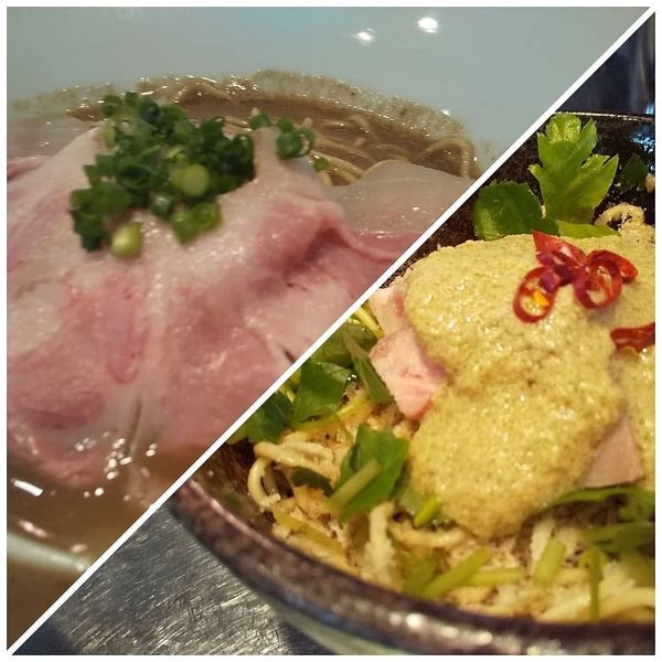 「#濃厚煮干 #850円 #さんじ玉SP #牡蠣の和風煮干アヒージ」@さんじの写真