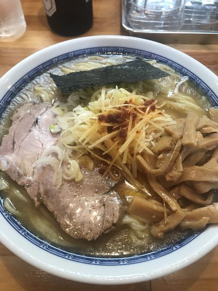 「塩ラーメン、中、辛味」@自家製中華そば としおかの写真