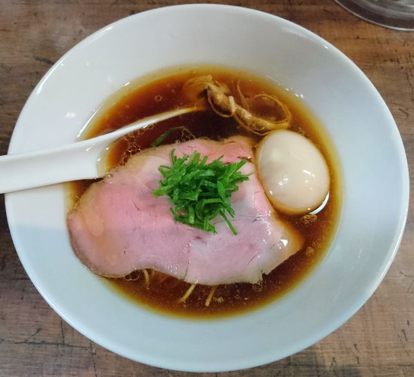 「味玉醤油蕎麦」@神保町黒須の写真