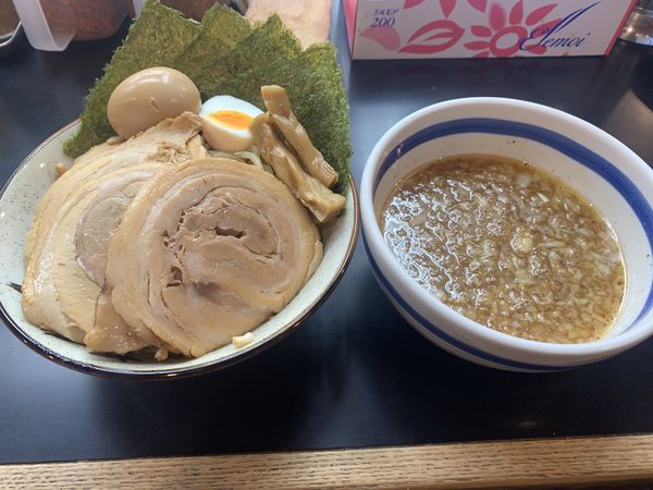 「つけ麺　全部のせ」@山勝角ふじ 南流山店の写真