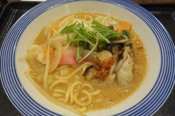 「かきちゃんぽんセット（スモールサイズ）」@長崎ちゃんぽん リンガーハット ララガーデン長町店の写真