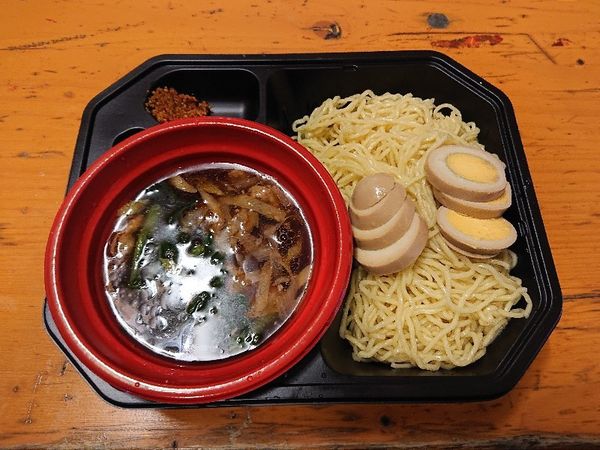 「細麺 鴨南蛮つけ 梅七味添＋味玉」@大つけ麺博 美味しいラーメン集まりすぎ祭の写真