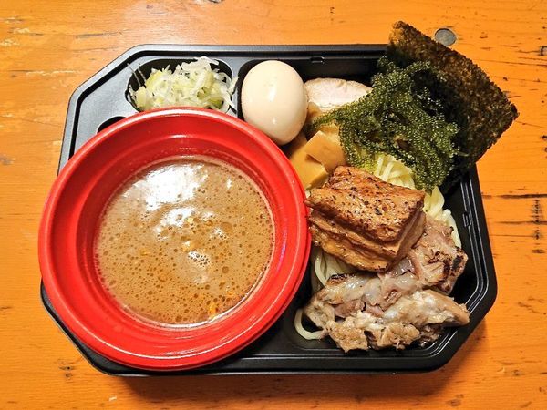 「豚骨柚子つけ麺＋沖縄盛り・味玉」@大つけ麺博 美味しいラーメン集まりすぎ祭の写真