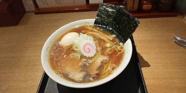 「味玉中華そば」@中華そば 勝本の写真