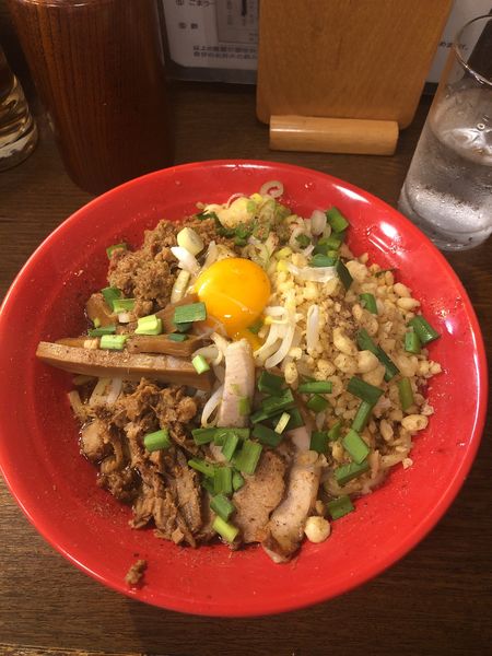 「まぜそば」@中華そば 白壁 あおいの写真