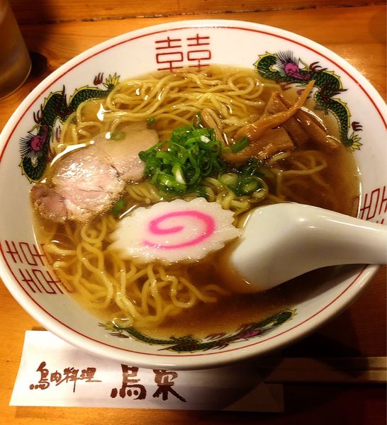 「ラーメン(醤油)」@鶏料理 鳥栄の写真