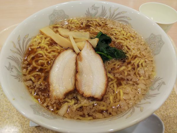 「がんこ醤油らーめん　※こってり　（大盛り）」@麺屋頑固の写真