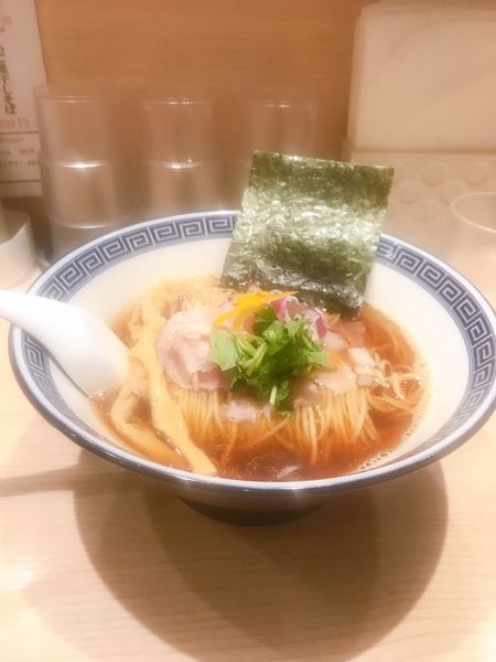 「国産アゴ煮干しそば」@中華そば 竹むらの写真