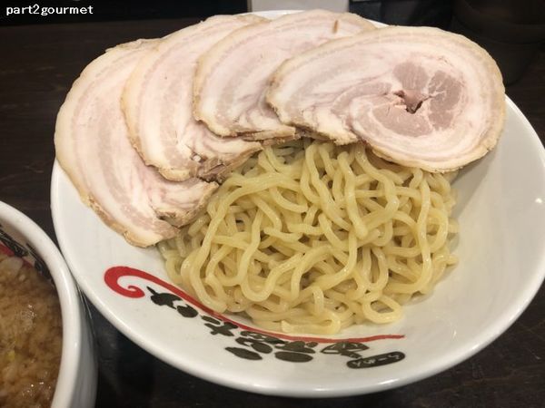 「魚介醤油チャーシューつけ麺 (973円)税別」@らーめん福たけ 袖ヶ浦店の写真