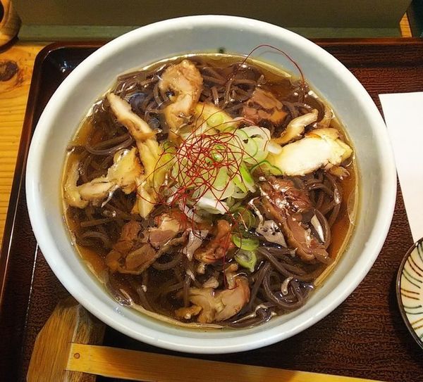 「肉そば（冷）700円」@肉そば 十三の写真