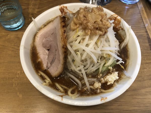 「ヤサイニンニクアブラーメン大盛」@麺処 慶の写真