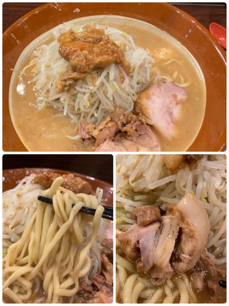 「大ラーメン麺マシ700g」@ピコピコポンの写真
