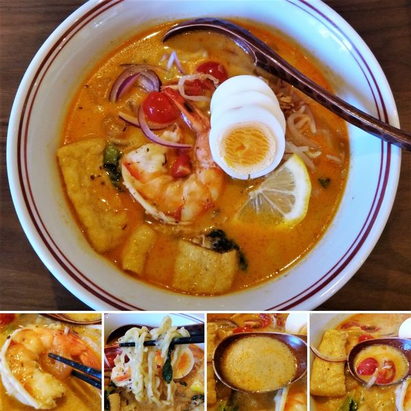 「ラクサラーメン(中華麺) 1080円」@SPICE JAYAの写真