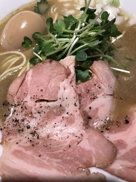 「濃厚烏賊煮干中華そば（塩）」@麺屋 ねむ瑠の写真