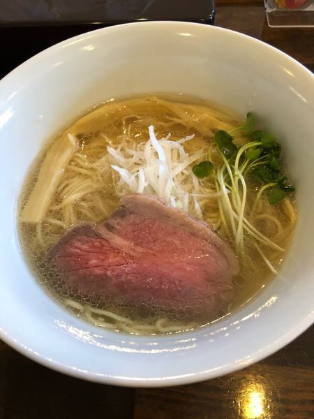 「常陸牛そば　塩　並」@活龍 期間限定麺処 みつきの写真