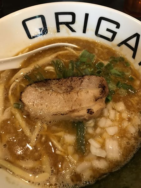 「旨辛ORIGAMIらーめん」@麺屋 ORIGAMIの写真