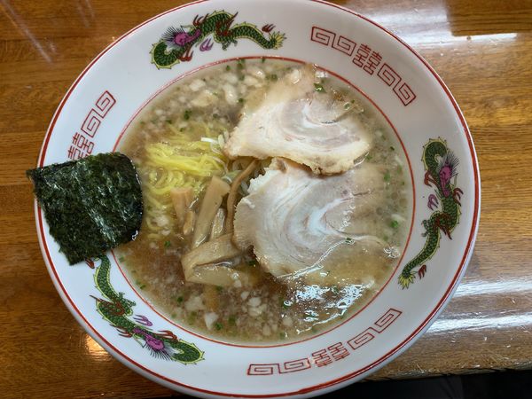 「らーめん780円、ぎょうざ3個270円」@一条流 がんこラーメン 南千住店の写真