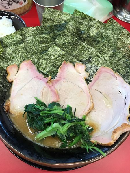 「チャーシューメン(中盛)＋海苔」@柏 王道家の写真