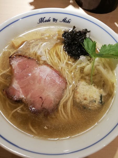 「淡麗煮干しらーめん」@中華蕎麦 あお木 secondの写真