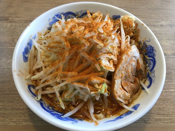 「辛ラーメン大盛り」@ジャンクガレッジ 越生店の写真