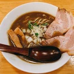 にぼし牛骨らーめん‼️