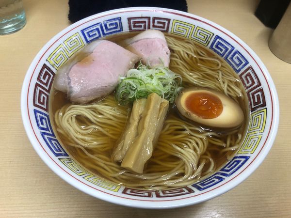 「昔ながらのらーめん（濃口醤油）880円＋大盛100円」@煮干鰮らーめん 圓の写真