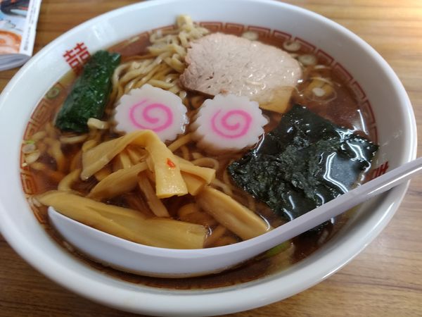 「中華そば(並盛・230g)600円」@みやご食堂の写真