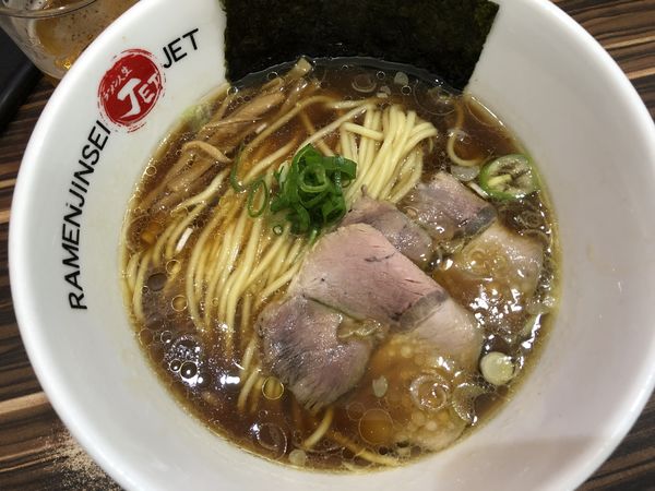 「丸鶏醤油そば改」@ラーメン人生 JET 福島本店の写真