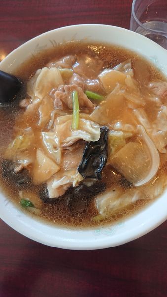 「肉そば大盛」@中華料理 雅晶の写真