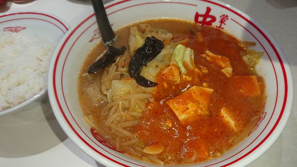 「蒙古タンメン(820円)半ライス(130円)」@蒙古タンメン中本 横浜店の写真