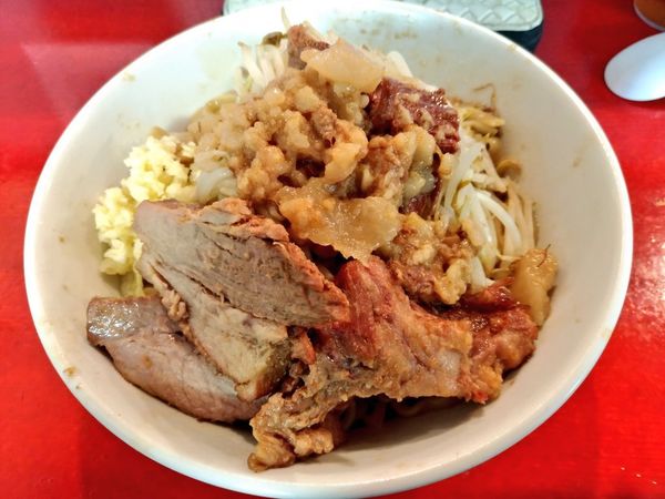 「汁なし＋レバニラ」@Yume Wo Katare Okinawaの写真