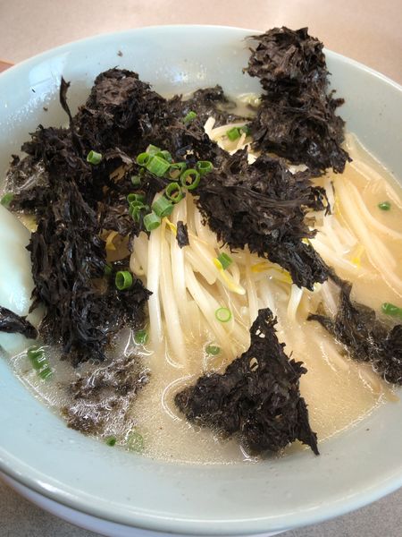 「岩のりラーメン　塩」@くるまやラーメン 鐺山店の写真