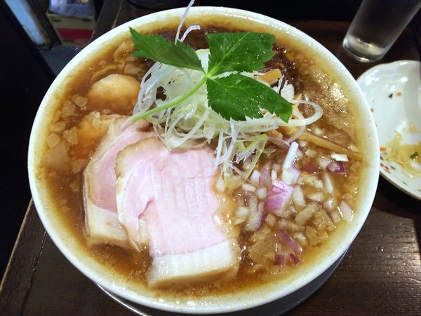 「背脂カレーそば」@立ち呑み居酒屋 金町製麺の写真