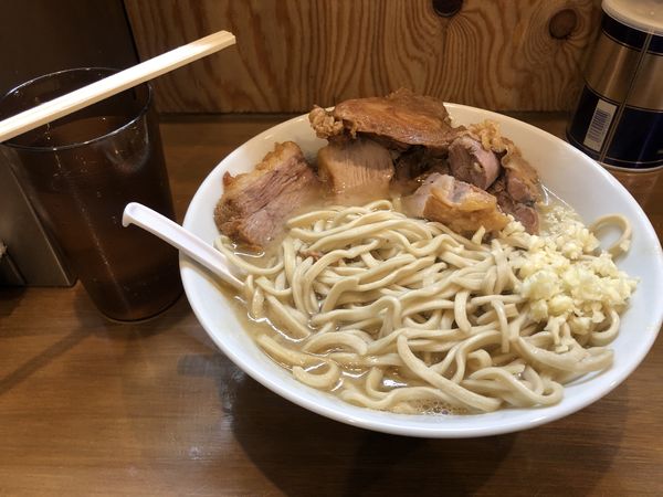 「小豚ラーメン」@ラーメン二郎 前橋千代田町店の写真