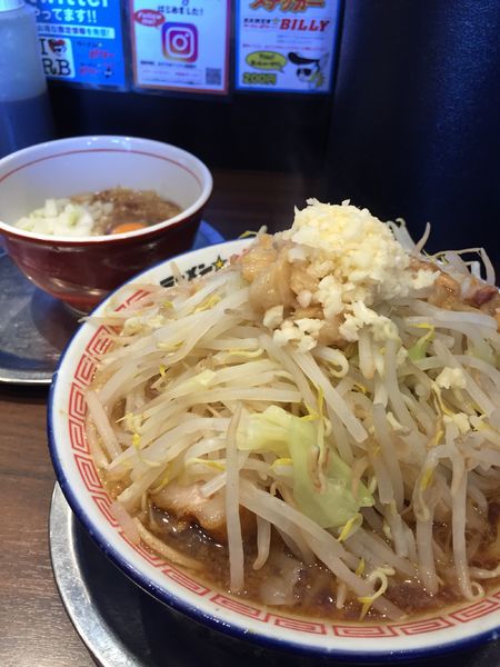 「ビリーラーメン中盛り」@ラーメンビリー 多賀城店の写真