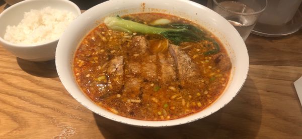 「排骨担々麵（温）」@Renge no Gotokuの写真