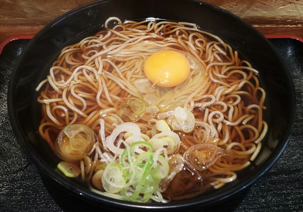 「月見そば」@門仲そばの写真