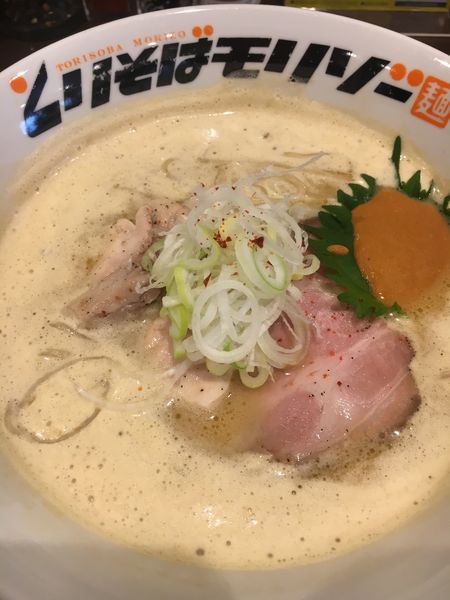 「【限定】蟹二段¥800」@とりそばモリゾーの写真