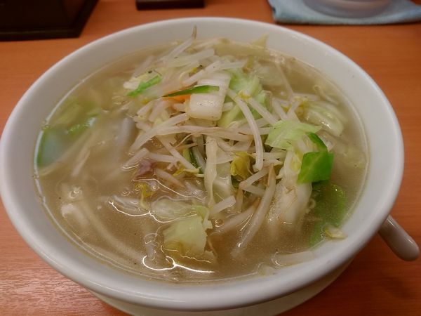 「野菜たっぷりタンメン(並盛)520円」@日高屋 赤羽東口店の写真