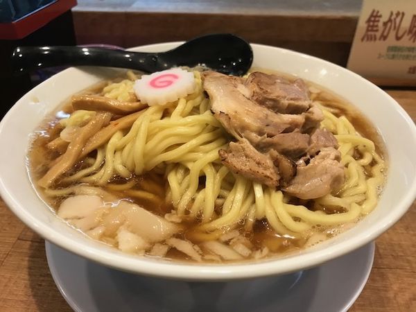 「スタミナ（背脂煮干）大盛り￥880+￥220」@いぶし銀の写真