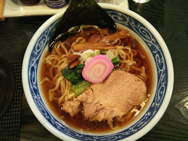 「中華そば醤油 大盛（￥770+100）」@まるふじ食堂の写真