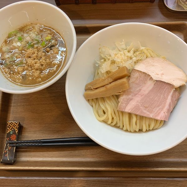 大山鶏のつけめん ＋鶏ほぐし