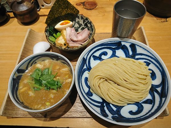 「酒粕濃厚つけそば(1150円)」@銀座 風見の写真