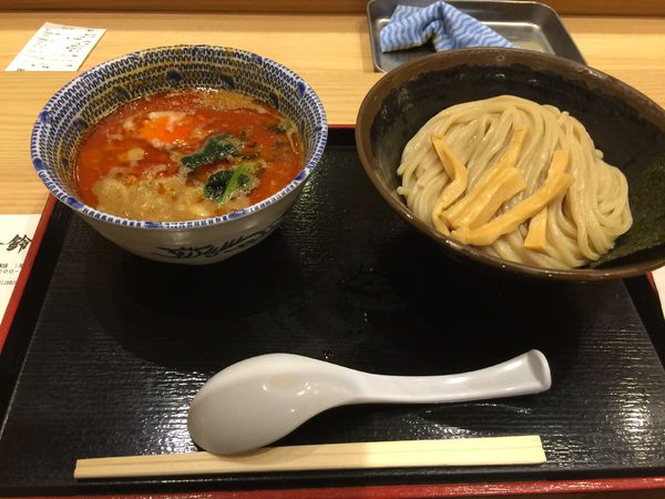 「坦々つけ麺730円」@舎鈴 プレナ幕張店の写真