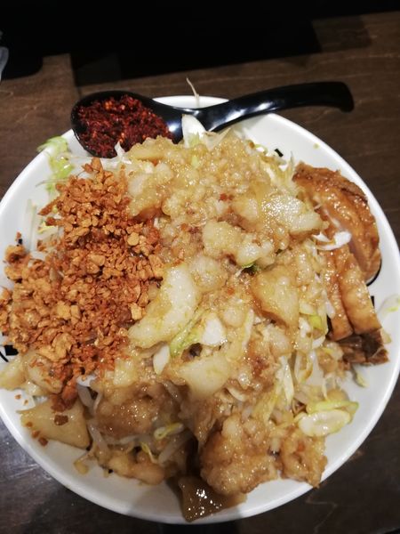 「最強油麺」@らーめん男盛の写真