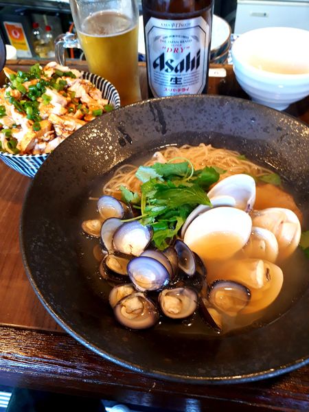 「(限定)はまぐりとしじみそば900円+鶏飯250円」@寿製麺よしかわ 保谷店の写真